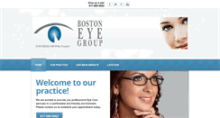 Desktop Screenshot of bostoneyegroup.net